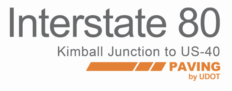 I-80 Kimball Junction to US-40 Paving project logo