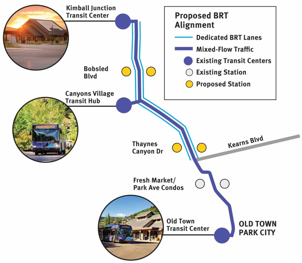 S.R. 224 Bus Rapid Transit map
