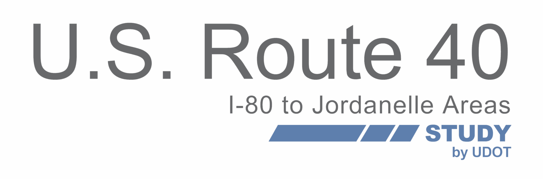 U.S. Route 40 I-80 to Jordanelle Areas Study logo